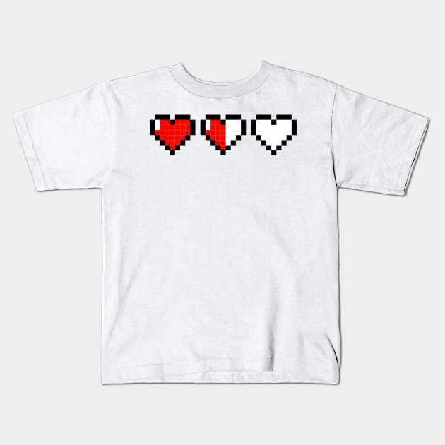 8 bit Kids T-Shirt by Original_Badman